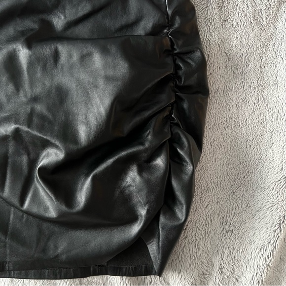 Vegan Leather Skirt - Picture 4 of 4